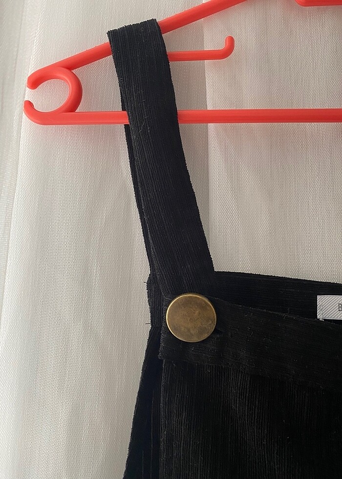 Barrels And Oil Siyah Salopet Elbise - Görsel 3