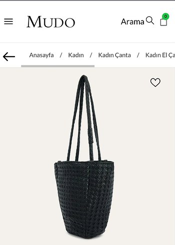 Siyah Kadın Çanta MUDO - Görsel 7