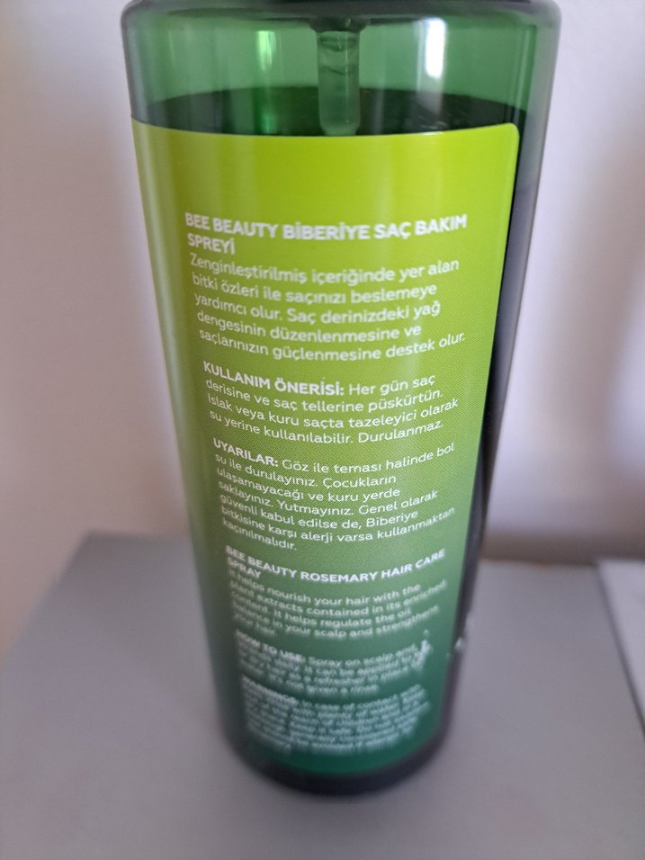 Bee Beauty Biberiye Saç Bakım Spreyi 100 ml - Görsel 3