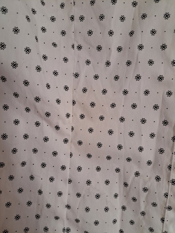 H&M Puantiyeli Beyaz Kadın Gömlek - Görsel 3