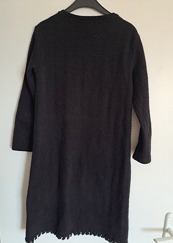 Siyah  Triko Elbise - Görsel 3