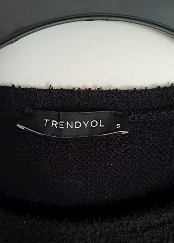 Siyah  Triko Elbise - Görsel 5