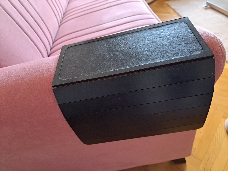 Siyah koltuk sehpası - Görsel 2