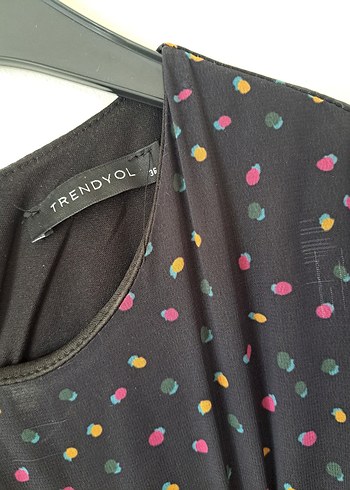 Uzun Kollu Büzgülü Kadın #Elbise - Görsel 3