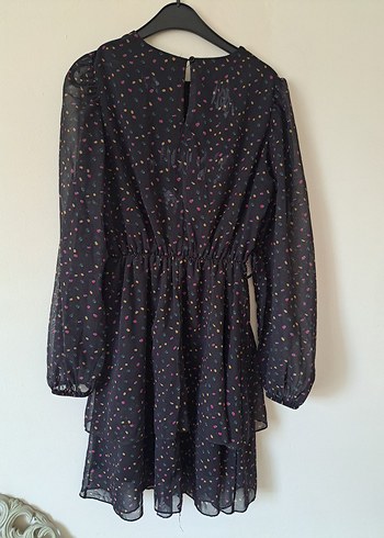 Uzun Kollu Büzgülü Kadın #Elbise - Görsel 6