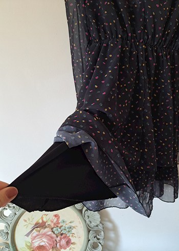 Uzun Kollu Büzgülü Kadın #Elbise - Görsel 8