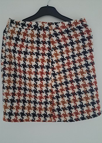 Renkli Mini Yün Etek - Görsel 2