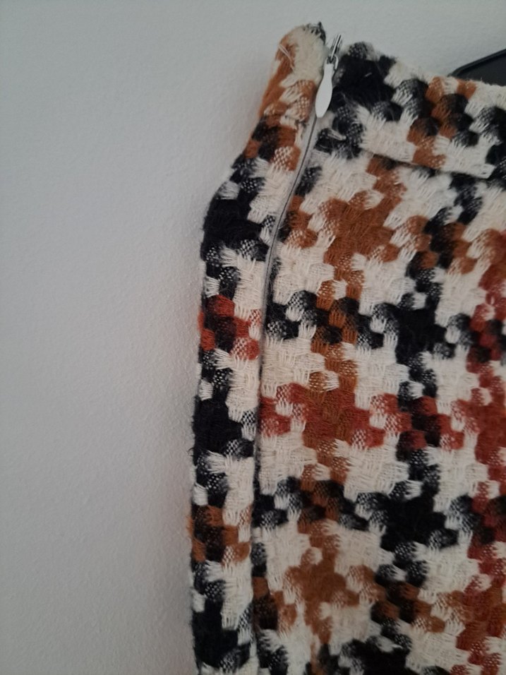 Renkli Mini Yün Etek - Görsel 3