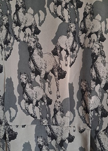 At Baskılı Kadın Elbise - Görsel 6