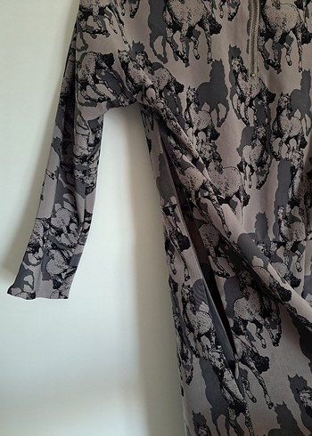 At Baskılı Kadın Elbise - Görsel 8