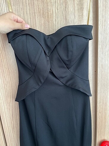 Diğer Siyah balık model strablez elbise