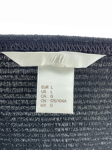 l Beden siyah Renk H&M Kısa Elbise %70 İndirimli.