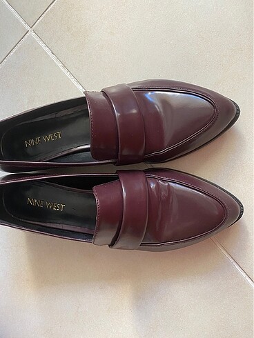 38,5 Beden bordo Renk Nine West bordo ayakkabı