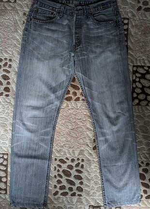 Gri Orijinal Levis 501 Jean Pantolon