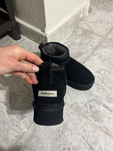 Yeşil Kundura Yüksek taban ugg