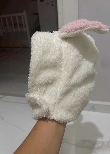 Beden Beyaz Peluş tavşan şapka