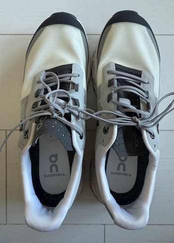 Orjinal On Marka Gri Beyaz Kadın Spor Ayakkabı - Görsel 6