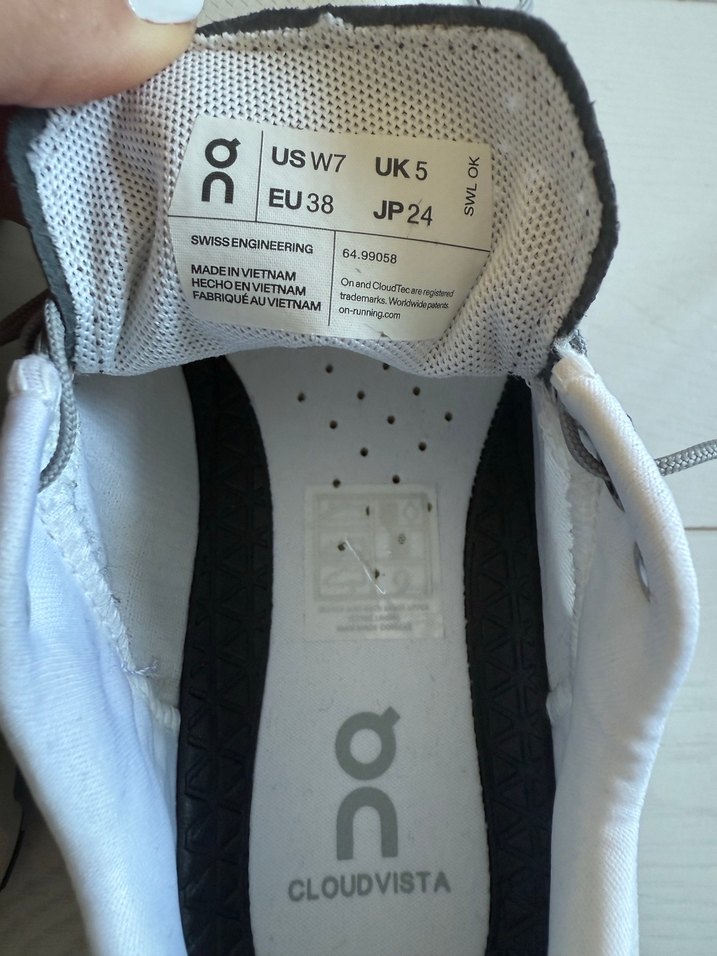 Orjinal On Marka Gri Beyaz Kadın Spor Ayakkabı - Görsel 4