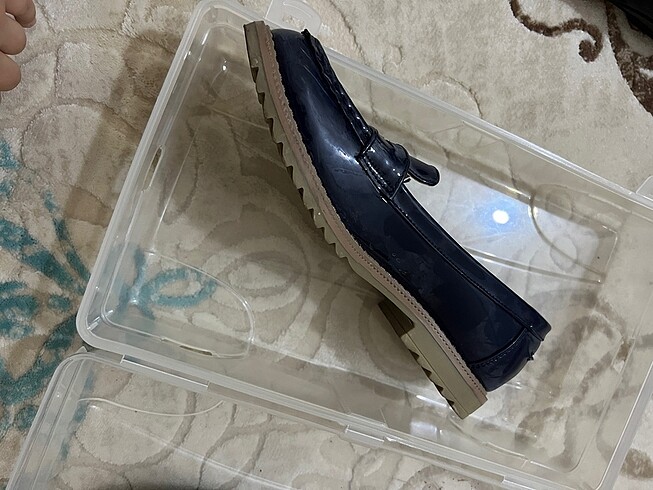 Flo Ayakkabı Lacivert Loafer Ayakkabı