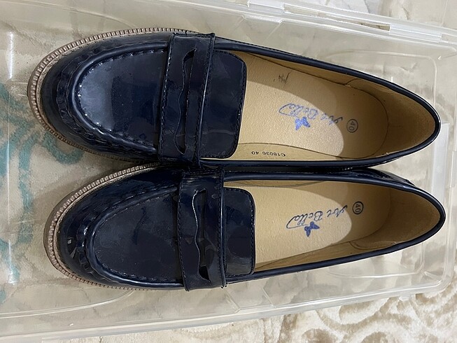 Lacivert Loafer Ayakkabı