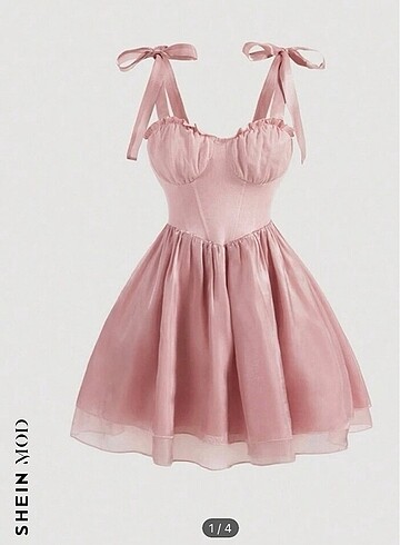 Shein pembe elbise