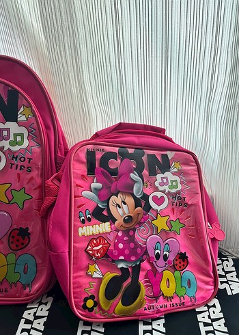 Pembe Minnie Mouse Çocuk Sırt Çantası - Görsel 2