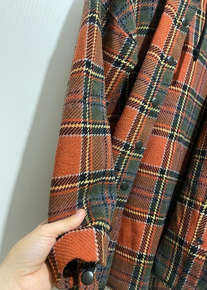 Oduncu gömlek ceket - Görsel 4