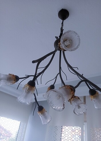 Beden gri Renk 2 li TAKIM SALON AVİZE