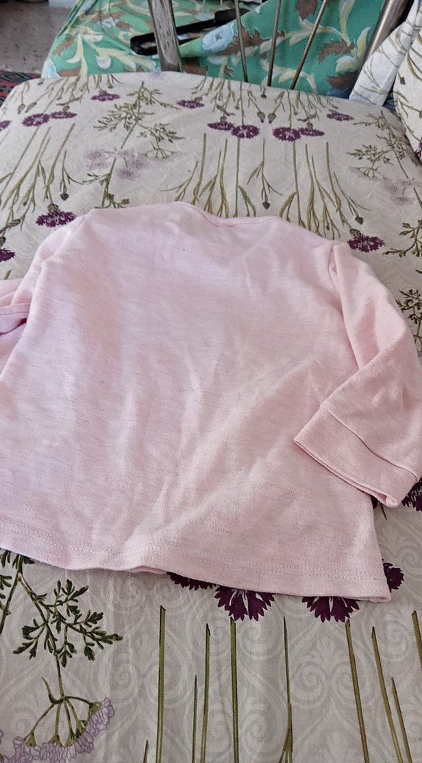 Pembe Baskılı Örgü Kedi Kıyafeti - Görsel 5