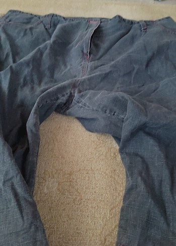 Gri Loose Fit Erkek Kot Pantolon - Görsel 5