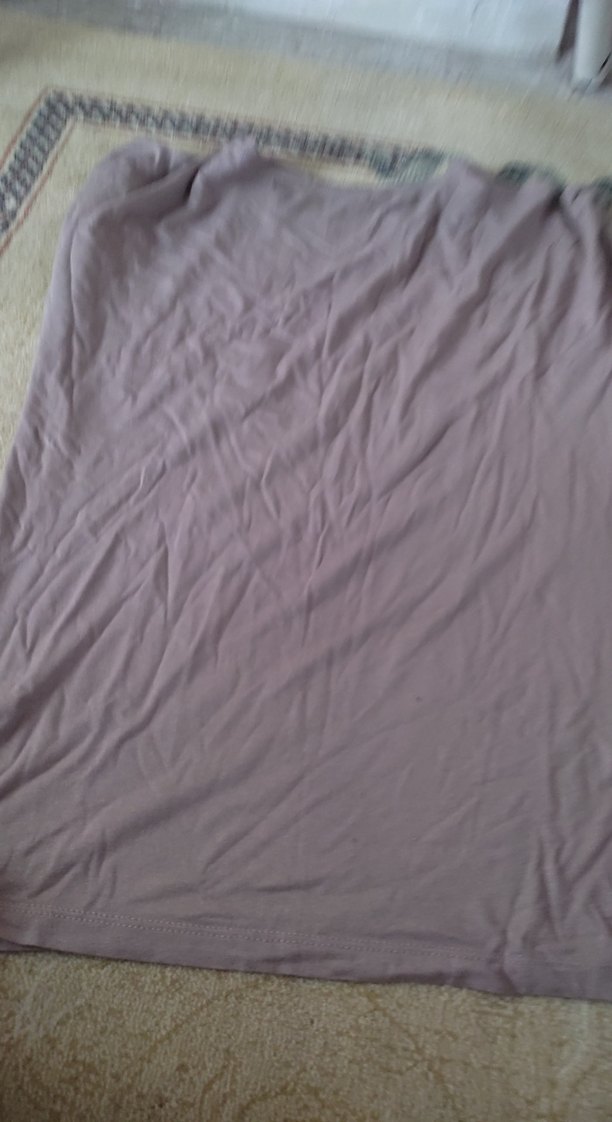 Bohem Tarzı Boğaz Yaka Baskılı Hamile Tişörtü - Görsel 5