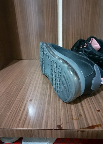 38 Beden siyah Renk Siyah Bağcıklı Kadın Spor Ayakkabı
