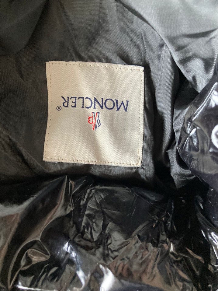 Siyah Parlak Erkek Midi Mont Kapüşonlu - Görsel 4