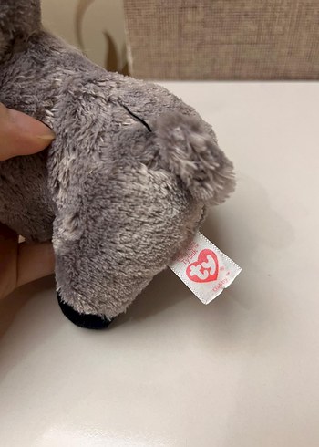 Gri peluş oyuncak - Görsel 3