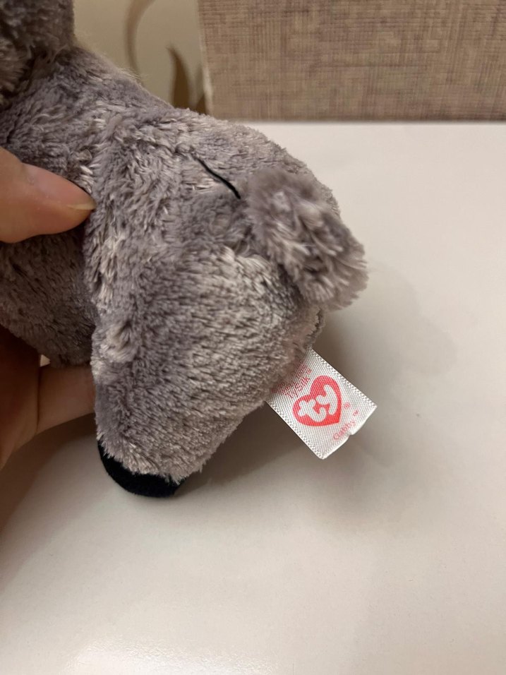 Gri peluş oyuncak - Görsel 3