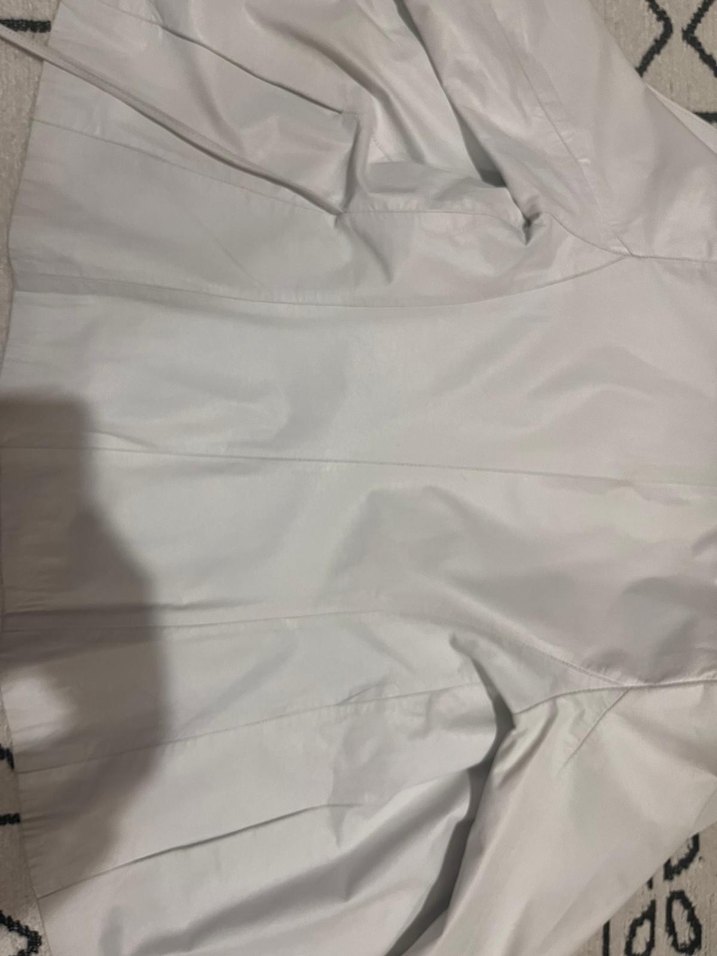 Kadın Beyaz Deri  Ceket - Görsel 4