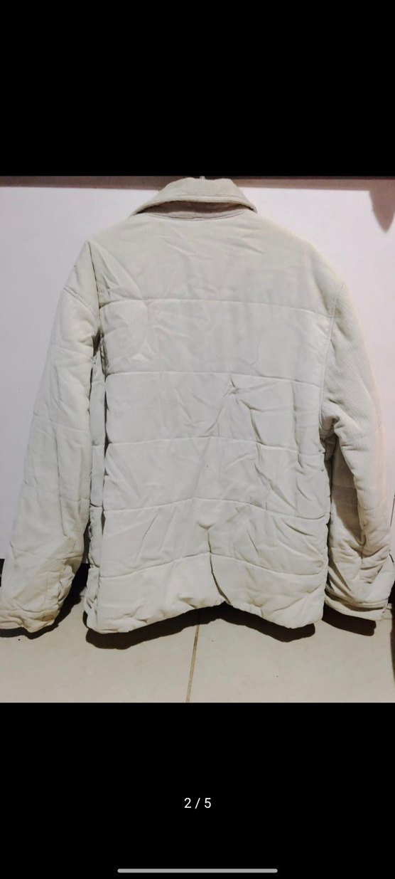 Mavi Kadife Bej Mont - Görsel 2