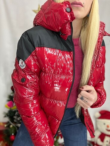 Moncler Orjinal monchler kırmızı mont