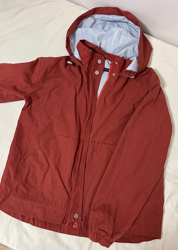 Kırmızı  Kadın Yağmurluk - Görsel 4