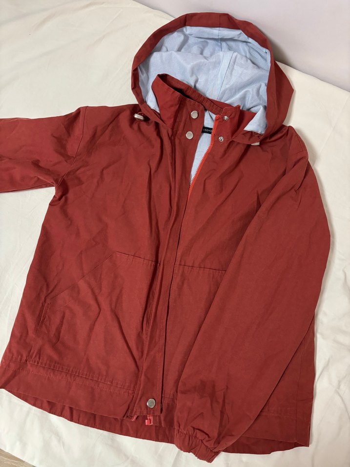 Kırmızı  Kadın Yağmurluk - Görsel 4