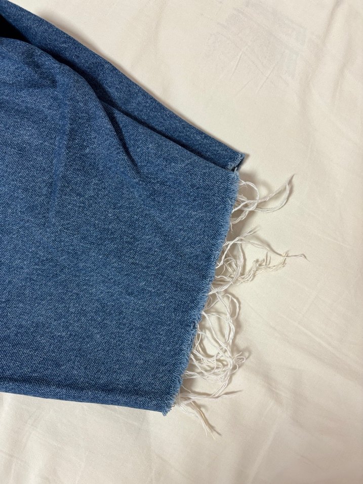 Mavi Kadın Midi Denim Şort - Görsel 4