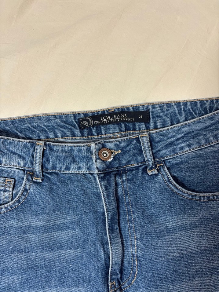 Mavi Kadın Midi Denim Şort - Görsel 2