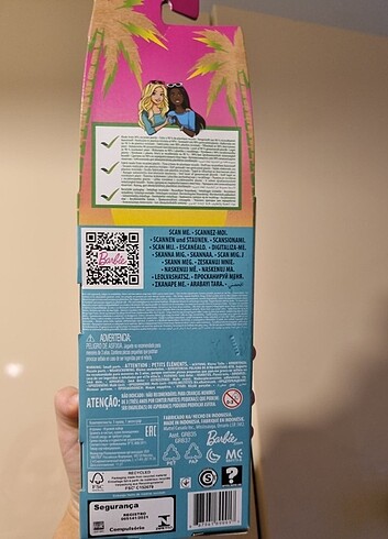 Beden BARBIE OCEAN SİYAHİ BEBEĞİ
