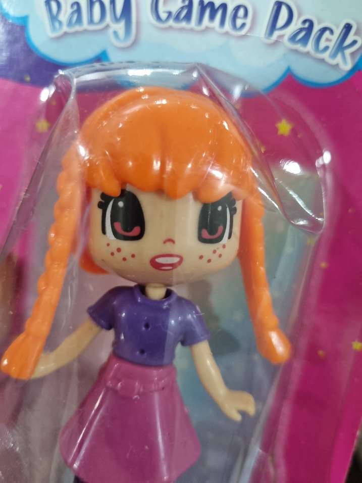 Mor Pastel Bebek Oyuncak Seti - Görsel 2