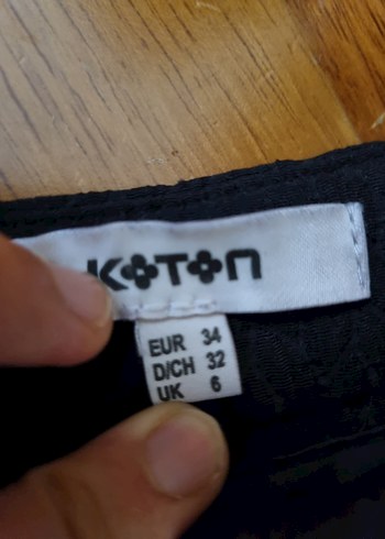 Kadın Siyah Regular Fit Kumaş Pantolon - Görsel 2