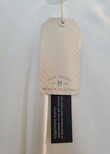 Mudo Collection Xs Kadın Beyaz V Yakalı Uzun Kollu Bluz - Görsel 3