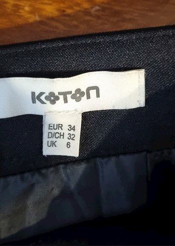 Koton Marka Siyah Midi Kalem Etek - Görsel 2