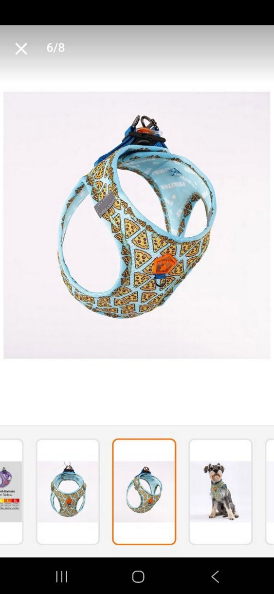 Pawstar Pizza XL Bağlamalı Bohem Köpek Tasması - Görsel 2