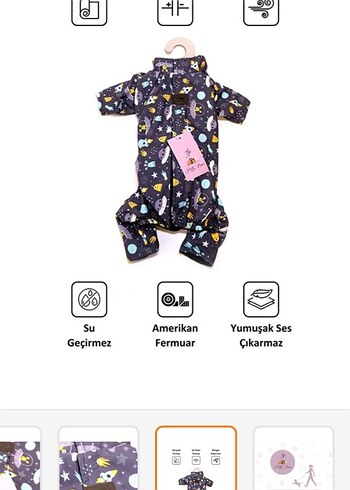 Renkli Sokak Stili Köpek Tulumu - Görsel 7