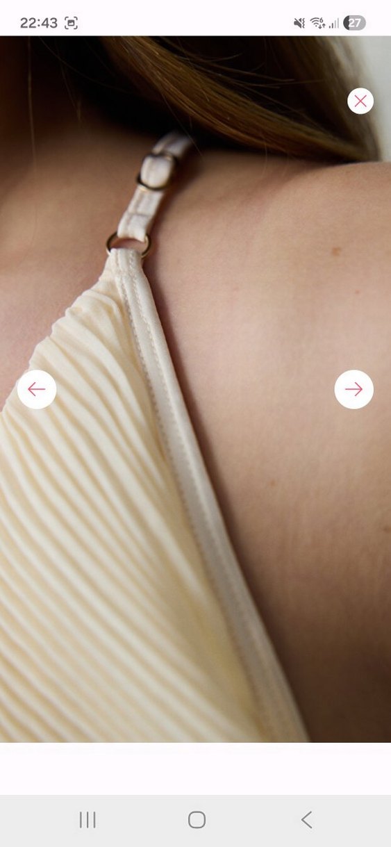 Penti Saten Volan Rose Teddy Krem Bodysuit - Görsel 5